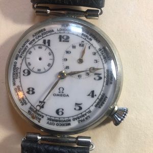 OMEGA pocket watch on band